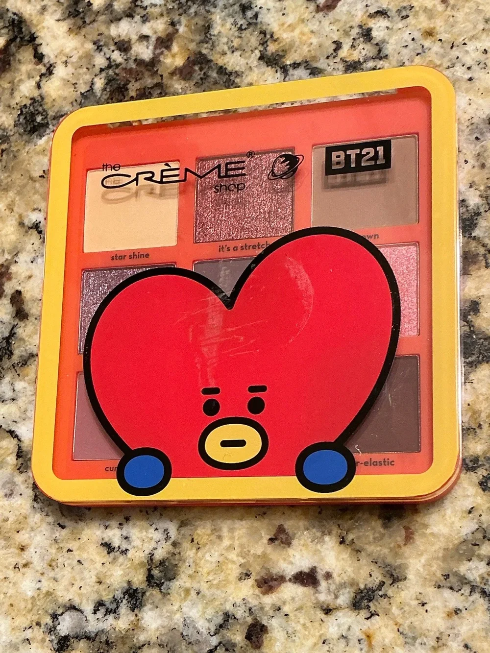The Crème Shop BT21 Galactic 9-Color Eyeshadow Palette - Pink Mix